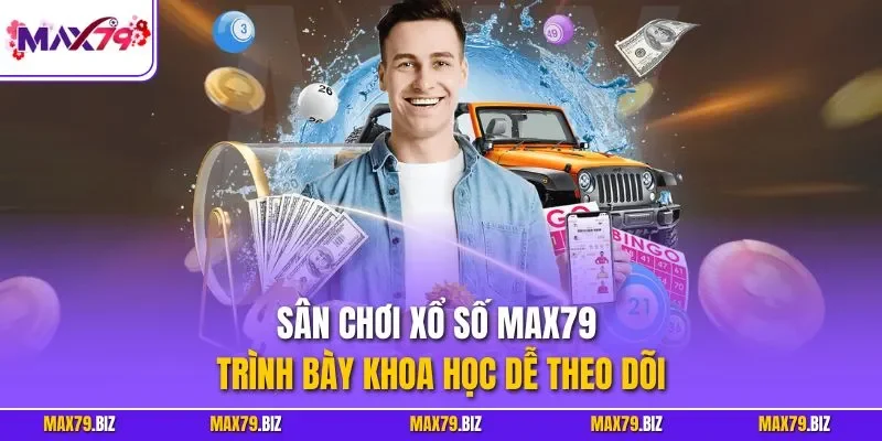 Sân chơi xổ số MAX79 trình bày khoa học dễ theo dõi