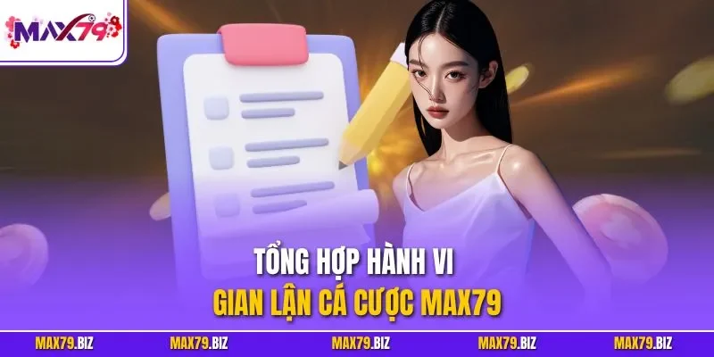 Tổng hợp hành vi gian lận cá cược MAX79